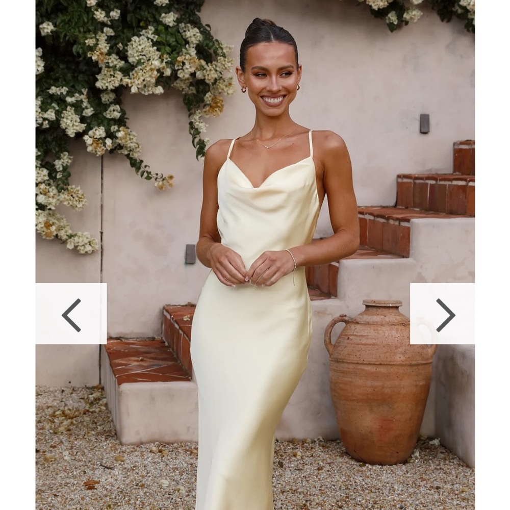 Butter Yellow Bridesmaid Dress